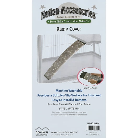 MidWest Homes for Pets Ferret/Critter Nation Cage Designer Ramp Cover, Small, Tan