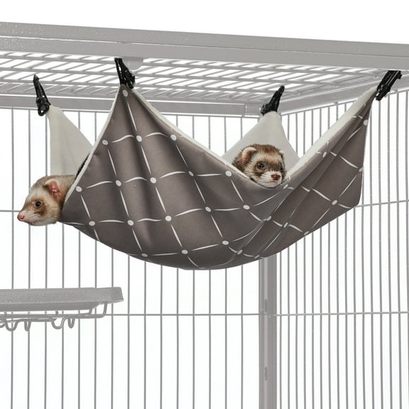 MidWest Homes for Pets, Ferret Nation Hanging Hideaway, Ferret Hammock, Large