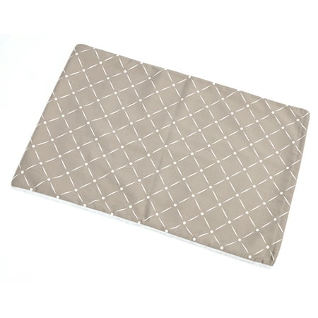 MidWest Homes for Pets QuietTime Reversible Dog Crate Pan Cover, 30 inch, Fleece, Mushroom Diamond