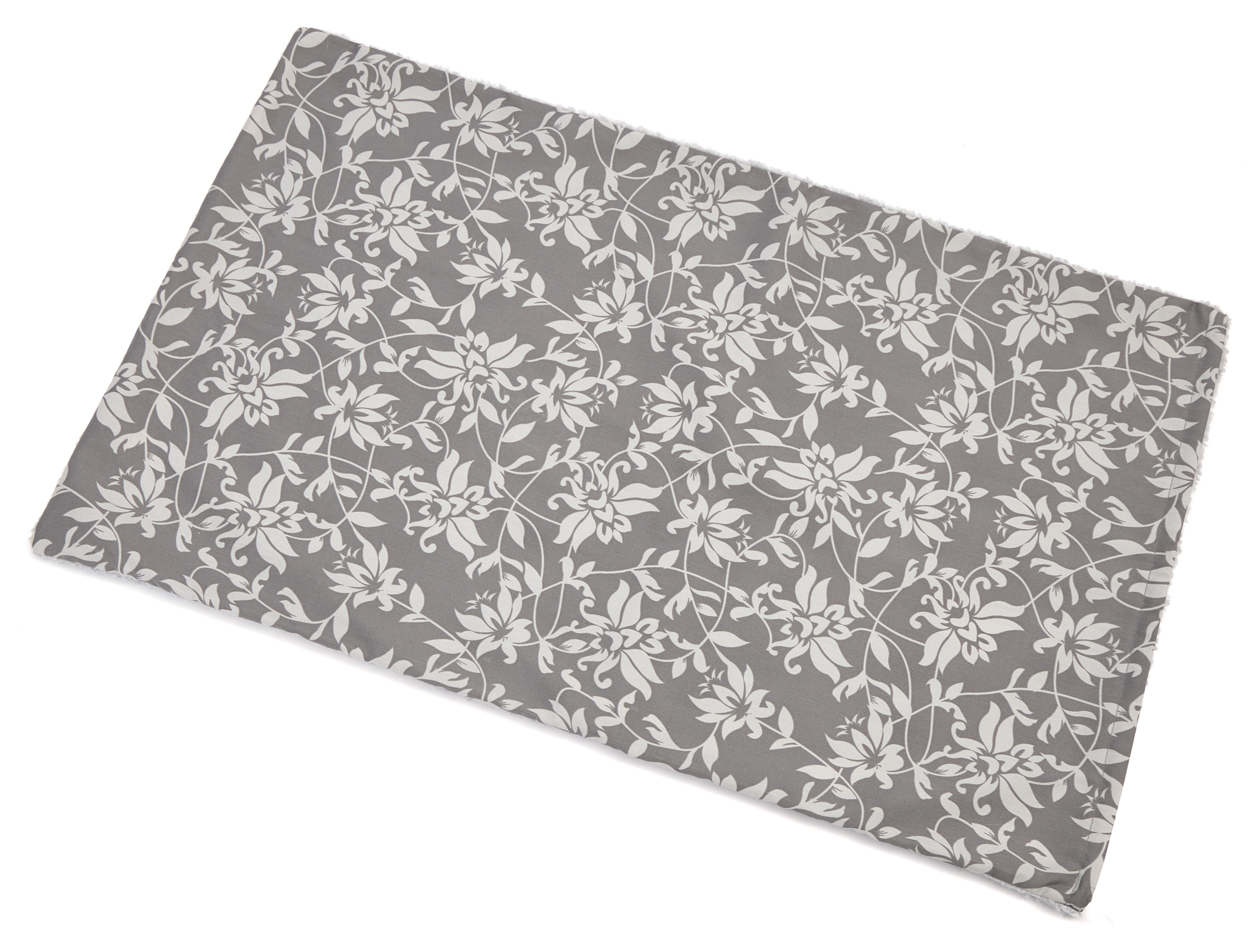MidWest Homes for Pets QuietTime Reversible Dog Crate Pan Cover, 36 inch, Fleece, Gray Floral