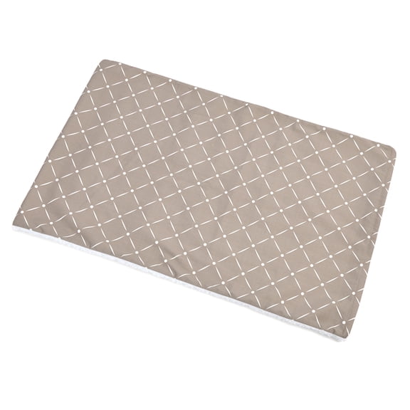 MidWest Homes for Pets QuietTime Reversible Dog Crate Pan Cover, 36 inch, Fleece, Mushroom Diamond