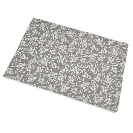 MidWest Homes for Pets QuietTime Reversible Dog Crate Pan Cover, 42 inch, Fleece, Gray Floral