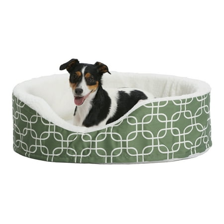 MidWest Homes for Pets QuiteTime Teflon Nesting Dog/Cat Pet Bed, Green, 29 in