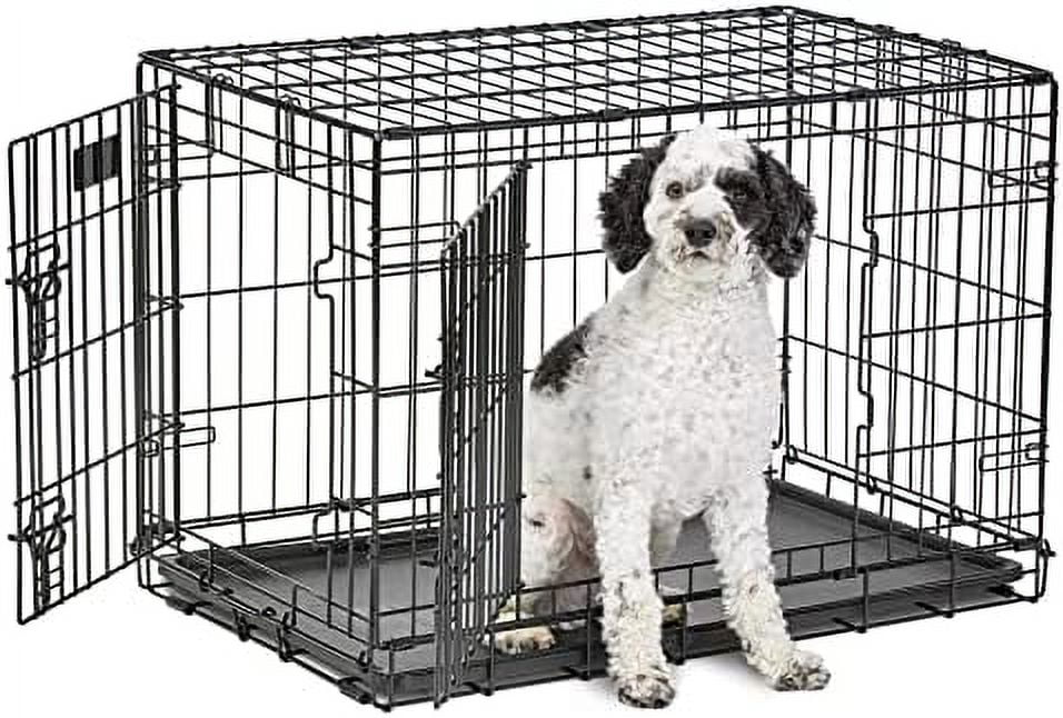 MidWest Homes for Pets Single & Double Door Life Stages Dog Crate