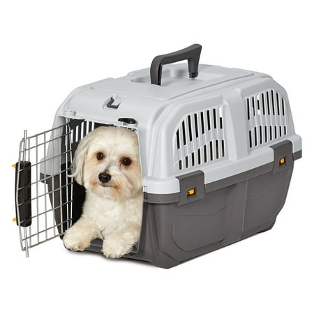 MidWest Homes for Pets Skudo 19’’ Plastic Carrier, Ideal for Small Dogs with a Weight of 1-12 Lb
