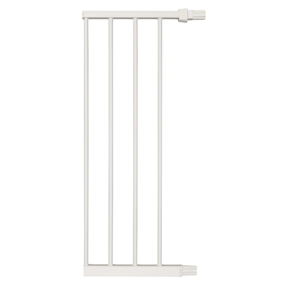 MidWest Homes for Pets Steel Pet Gate Extension, 11" Wide x 29" High, Soft White