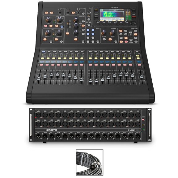 M32R LIVE Digital Mixer Bundle With DL32 Stage Box