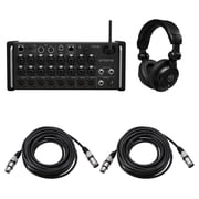 Midas MR18 18-Input Digital Mixer, w/TAPH100 Headphones 2x 25 XLR Cable
