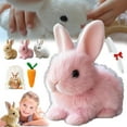 thumbnail image 1 of Midasn Realistic Bunny, Bunnypal - Petsboro Bunnypal, Zynco Bunby - My Realistic Bunny Toy, Interactive Stuffed Animal Rabbit Toy That Moves, Jumping, Twitching, and Shaking Ears (Pink), 1 of 8