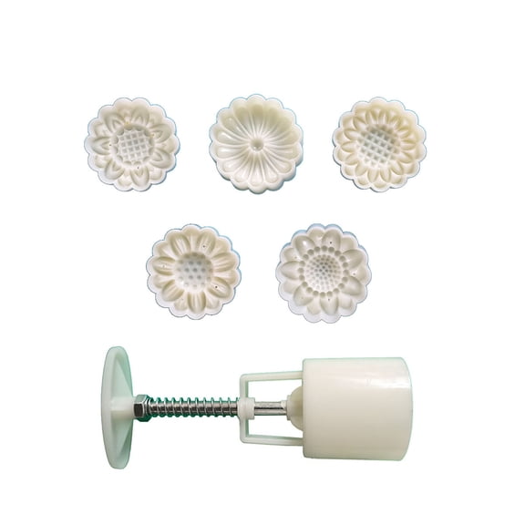 Midautumn Festival Sunflowers Cutter Cake Mould Set Used for Cake Cookie Dessert Cutter Cake Baking Decorations