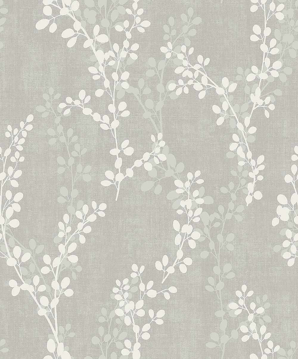 Midbec Twig Grey Botanical Wallpaper, 20.5-in by 33-ft, 56.38 sq. ft