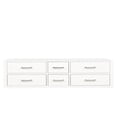 thumbnail image 1 of Midcentury 72-in Double Bathroom Vanity | Wallhung Style, Storage Included | Quick Assembly, 1 of 2