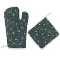 thumbnail image 1 of Midcentury Modern Science Yellow Oven Gloves And Pots Stand Set Oven Gloves And Pot Racks Pot Racks And Oven Gloves Set, 1 of 9