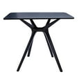 thumbnail image 1 of Midcentury Plastic Side Table in Black, 1 of 2