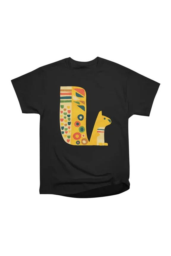 Midcentury squirrel T-Shirt Tee Gift For Him Merch For Her Apparel For Friend