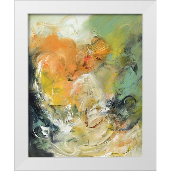 Middendorf, Christiane 20x24 White Modern Wood Framed Museum Art Print Titled - Blütenstengel I