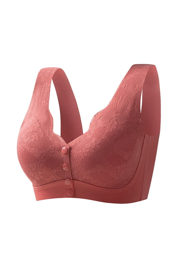 Middle Age And Elderly Women Cool Summer Seamless And Steel Rimless Oversized Tank Top Style Bra Underwear Women Sports Bra plus Size Super Bra Training Bra for Women Sports Bra Padded Bras for Women