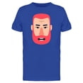 thumbnail image 1 of Middle Aged Man With Beard T-Shirt Men -Image by Shutterstock, Male x-Large, 1 of 2