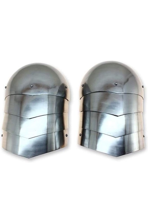 Middle Ages European Spaulders - Medieval Body Armor Carbon Steel
