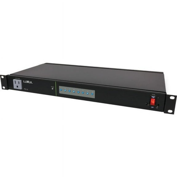 Luxul PDU 8 9-Outlet Intelligent Network Power Distribution Unit