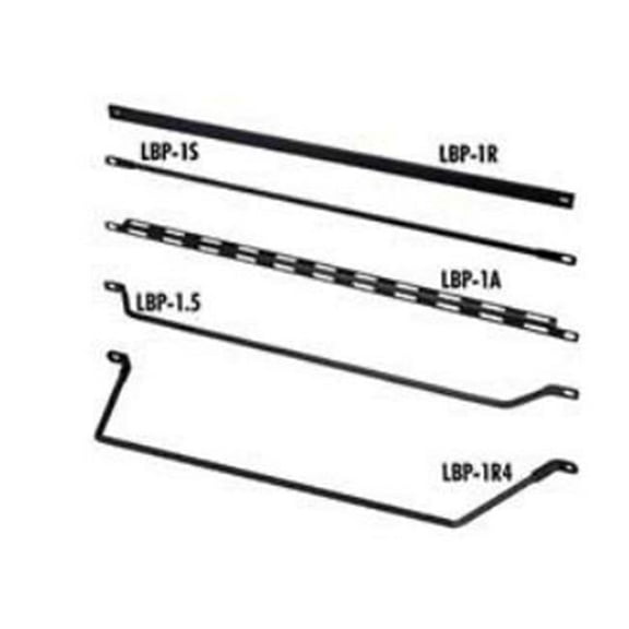 Middle Atlantic L Shaped Lacing Bar 10 Pack - Black