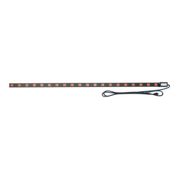 Middle Atlantic PDT Series Thin Power Strip PDT-2020C-NS - Power distribution strip (rack-mountable) - input: NEMA 5-20 - output connectors: 20 (NEMA 5-20) - black