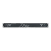 Middle Atlantic - Power distribution strip rack-mountable - series surge protection - AC 120 V - input NEMA 5-15P - output connectors 9 9 x NEMA 5-15R - 1U - 19 - 9 ft cord - black powder coat