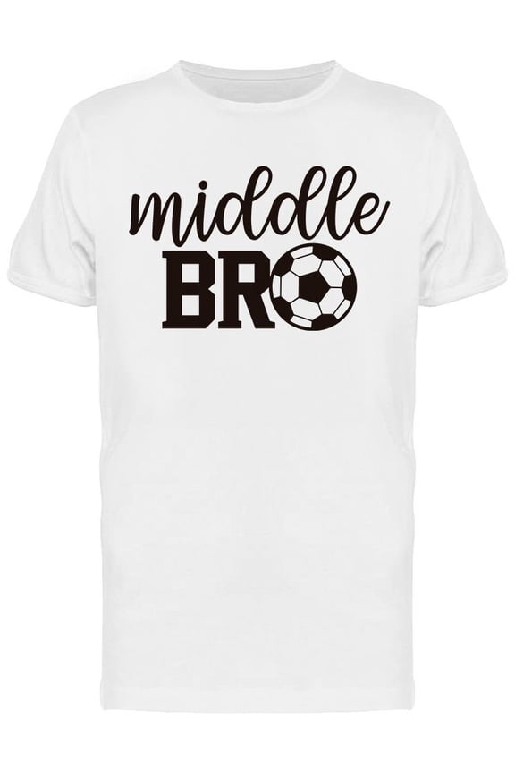 Middle Bro T-Shirt Men -Image by Shutterstock, Male Large
