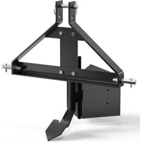 Middle Buster for Category 1, 3 Point Quick Hitch Tractors, Upgraded Heavy Duty Steel Furrows and Harvests Potatoes, Subsoiler for Garden and Farm Use, Black