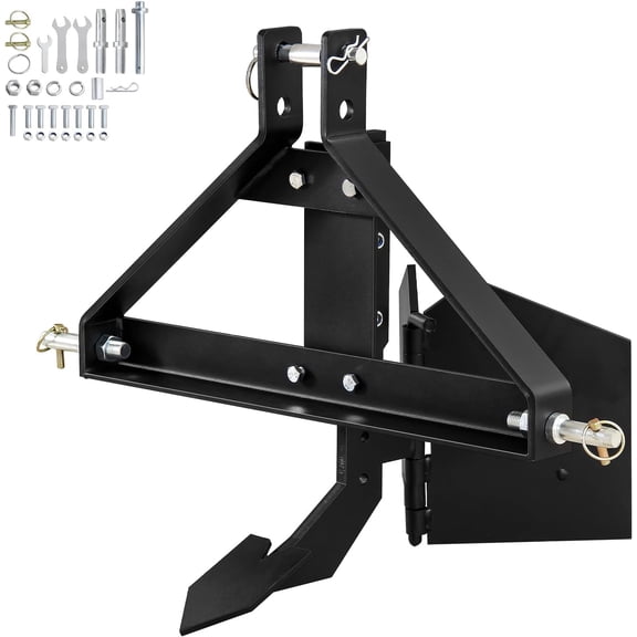 Middle Buster for Category 1, 3 Point Quick Hitch Tractors, Heavy Duty Steel Furrows, Harvests Potatoes, Subsoiler for Garden & Farm