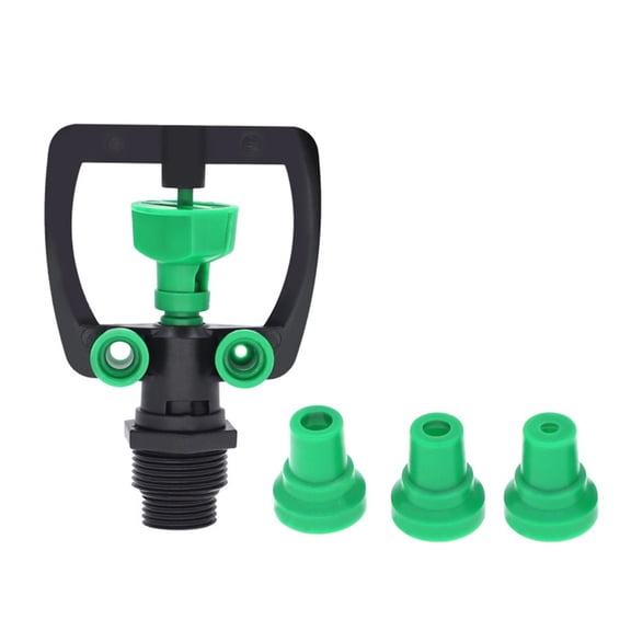 Middle Distance Automatic 360-degree Rotating Sprinklers Thread Garden Nozzle