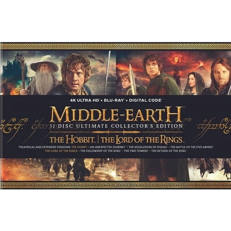 Middle-Earth: 31-Disc Ultimate Collector's Edition (4K Ultra HD + Digital Copy)