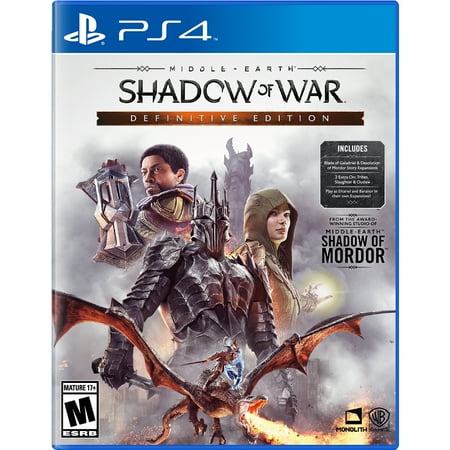 Middle Earth: Shadow of War Definitive Edition, Warner, PlayStation 4, 883929633074