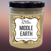 Middle Earth Soy Candle