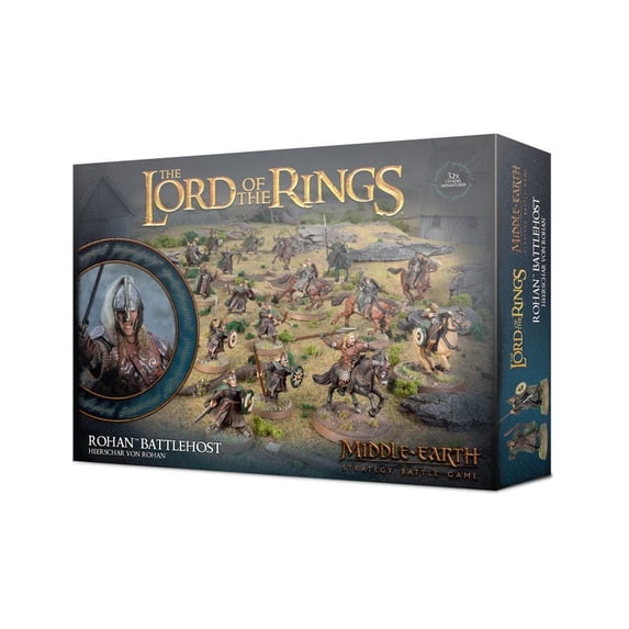 Games Workshop Middle Earth Strategy Battle Game: Rohan Battlehost GWS 30-74