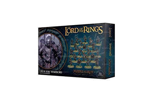 Warhammer 30-29 Guerreros Uruk-Hai – Figuras De Batalla Para El Señor De Los Anillos, Miniaturas Para Coleccionar Y Jugar