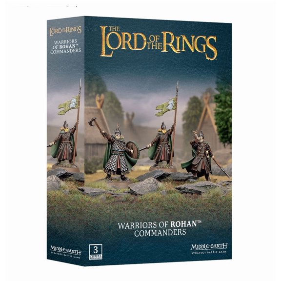Middle-Earth Strategy Battle Game Warriors of Rohan Commanders