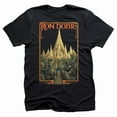 thumbnail image 1 of Middle Earth's Annual Mordor Fun Run one Does not Simply Walk Black T-Shirt for Men XS-5XL, 1 of 5