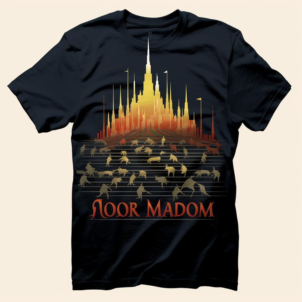 Middle Earth's Annual Mordor Fun Run one Does not Simply Walk Black T ...