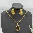 thumbnail image 1 of Middle Eastern 24K Gold Plated Luxury Jewelry Set, 1 of 5