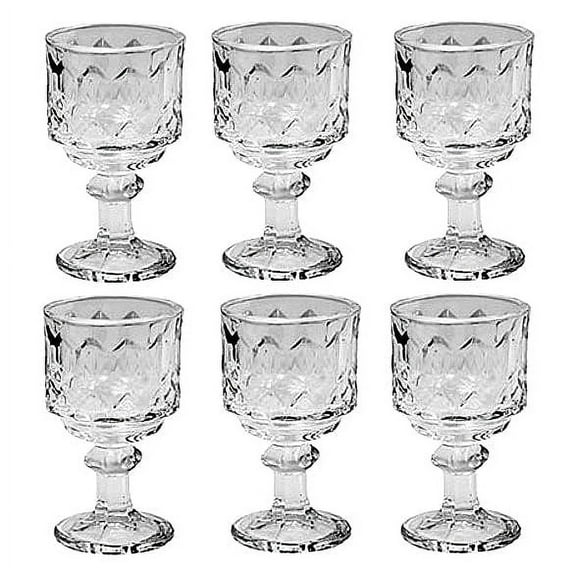 Middle Eastern Mexican Tequila Scotch Whisky High-End Tall Diamond Pattern Shot Glasses Set of 6 Industrial Vaso Tequilero Clear Heavy Base Glass Vidrio Shishe