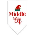 thumbnail image 1 of Christmas Pet and Dog Bandana Screen Printed, "Middle Elf", 1 of 10