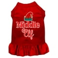 thumbnail image 1 of Mirage Pet Middle Elf Screen Print Dog Dress Red XXL, 1 of 11