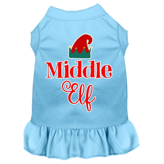 Middle Elf Screen Print Dog Dress