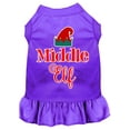 thumbnail image 1 of Mirage Pet Middle Elf Screen Print Dog Dress Purple XS, 1 of 10