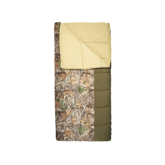 SJK Middle Fork 20 Degree Sleeping Bag Synthetic Realtree Edge