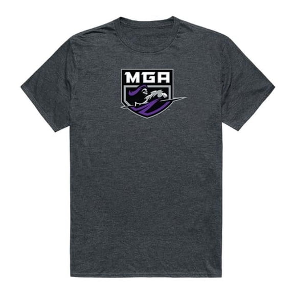 Middle Georgia State University Men Cinder T-Shirt, Heather Charcoal - Small