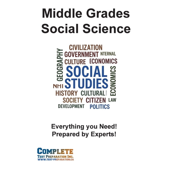 Middle Grades Social Science Skill Practice: Practice Test Questions for US History, World History, Geography, Civics, a, (Paperback)