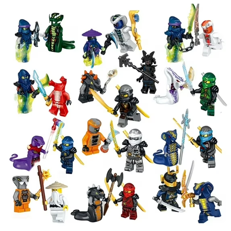 Middle Knight Series Templar Empire Knight Building Block Toy Puzzle Assembly Building Block Man Bag 8 pieces