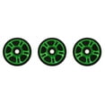 thumbnail image 1 of PDD Middle & Outside Rear Pearl Green Idler Wheels Kit for Snowmobile ARCTIC CAT Cross Fire C6, Sno Pro 2006-2007, 1 of 2